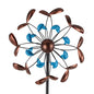 Wind Spinner Outdoor, Wind Sculpture Spinner with Metal Stake, Yard Art Decor for Patio, Lawn & Garden 13 * 57 inches - size: 13‘’Blue Copper