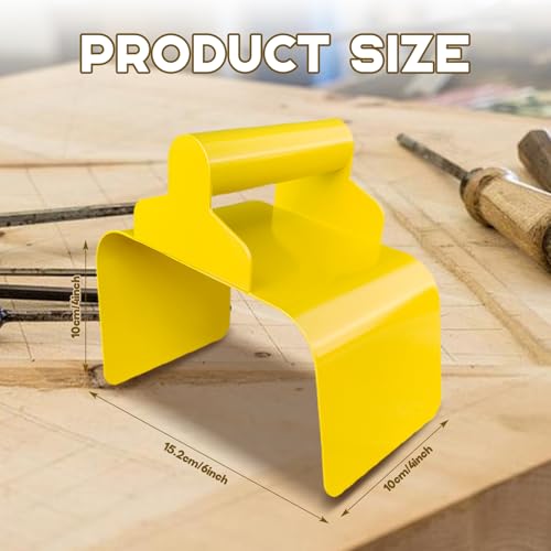 Concrete Curb Trowel, Garden Edging Curb Trowel Concrete Tool, Concrete Curb Trowel Edger, Landscape Curb Trowel with Putty Knife (Bevel Edge)