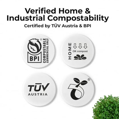 2.6 Gallon Compost Bags for Kitchen Countertop Bin, Compostable, 50 Count - color: 2.6 Gallon, 50 Count