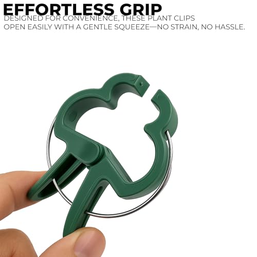 20pc Gentle Plant & Flower Clips for Supporting Stems