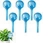 Small Plant Watering Globes, 6pcs Plastic Plant Self Watering Devices - color: G. Blue Small 6pcs