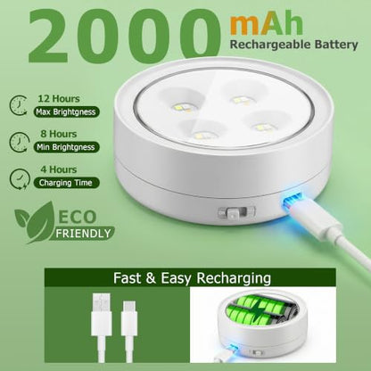 Rechargeable Battery Grow Light, Full Spectrum Indoor Cordless Plant Light
