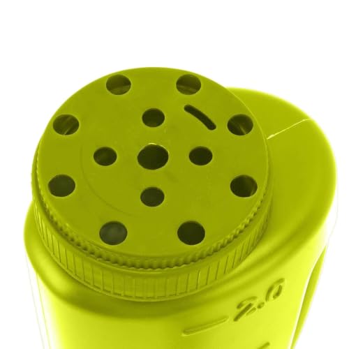Seed Spreader, Hand Crank Shaker Cup for Grass Seeds Fertilizer