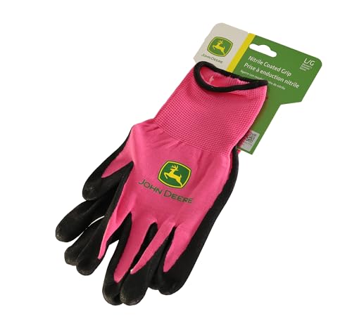John Deere Nitrile Foam Palm Dipped Gloves LP42427