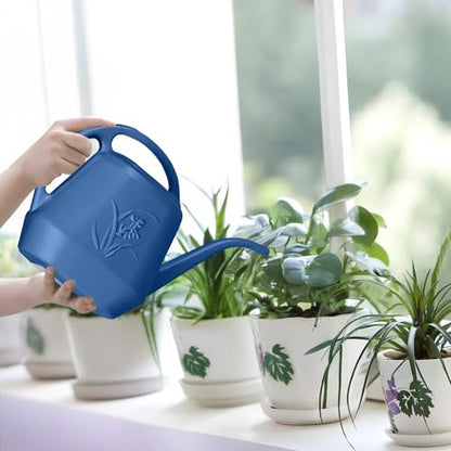 Plastic Watering Can -1/2 Gallon - Blue - color: Blue