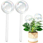 Plant Auto Watering Globes, Self Watering Planter Insert When on Vocation - color: Clear-2pcs