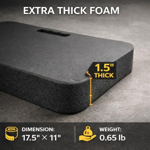 Gardzen 3 Pack Extra Thick Kneeling Pad for Gardening Work - size: 3 Pack