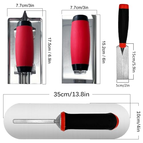 Concrete Tools 4pcs Set - size: Concrete Tools Set