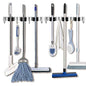 Broom Hanger Wall Mounted, 2PCS Mop and Broom Holder Wall Mount Garage Organization and Storage Stainless Steel Kitchen Tool Organizer Wall Hanger for Laundry Room Garden Garage Closet Kitchen