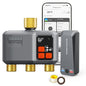 WiFi Sprinkler Timer 3 Zone, 984ft Range Smart Water Timer for Garden Hose - style: 3 Zone Brass Inlet & Outlet