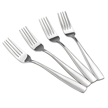 16-Piece Stainless Steel Dinner Forks, 8.27-INCH
