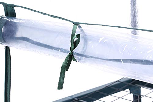 UWIOFF 4-Tier Greenhouse Replacement Cover, Clear