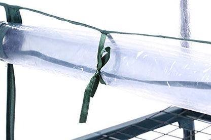 UWIOFF 4-Tier Greenhouse Replacement Cover, Clear