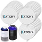 Katchy Original and Midnight Glue Board Refills (24 Pack) – Catcher & Killer for Mosquito, Gnat, Moth & Fruit Fly – Indoor Flying Insect Trap Glue Board Refills – Non-Zapper Traps for Buzz-Free Home - size: 24 Pack