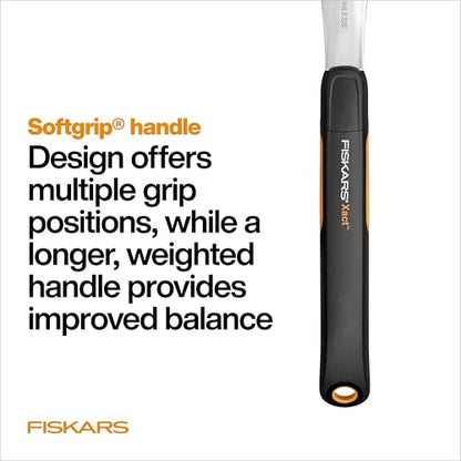 Fiskars Xact Hand Rake, Ergonomic Handle for Heavy Duty Gardening - size: Rake