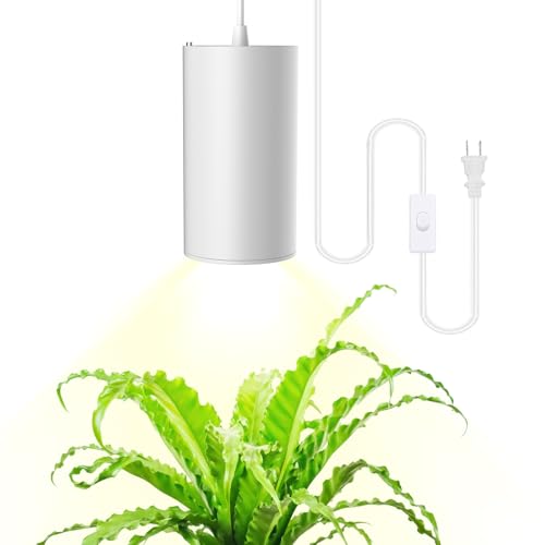 STERREN LED Grow Light, Plug in Plant Lights for Indoor Growing - color: White