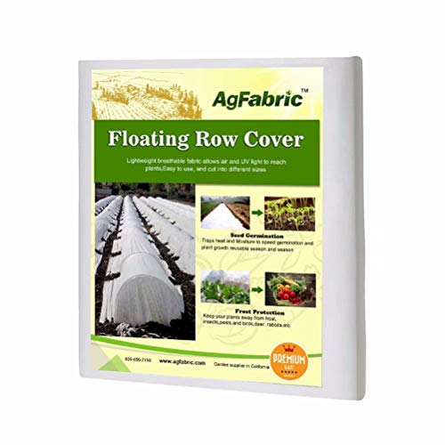 Agfabric Plant Covers Freeze Protection 5'x25' 0.55oz Frost Blankets for Plants Plant Frost Protection Covers Garden Winter Frost Pests Protection,White - color: White, size: 0.55oz-5'*25'