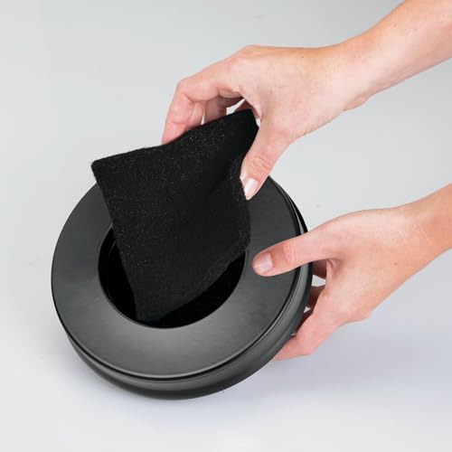 iDesign 1.3 Gallon Compost Bin with Double Filtration System - Matte Black - color: PC Matte Black