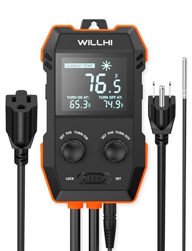 WH2408 Temperature Controller 10A 1200W (Pack of 1)