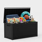 Vixzen 320 Gallon Deck Box, Lockable Waterproof Resin Storage Box，Black - color: Black, size: 320 Gallon