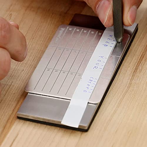 ImpressSeed Crypto Seed Storage Kit - w/Silver Metal Seed Plate (Aluminum) - color: Silver (Aluminum), size: Kit