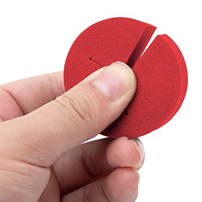 2” Neoprene Foam Inserts for Hydroponics Growing System, Clone Machine, Propagation Indoor Gardening, 100 Pack, Red - color: Red