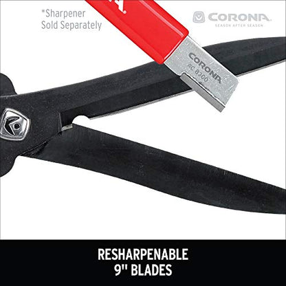 Corona HS3244 Comfortgel Hedge Shear, 9" Blade - style: Standard Handle
