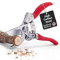 Flora Bypass Pruning Shears, SK5 Steel Safety Lock, Cuts Up to 1" Stems