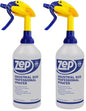 Zep Industrial Sprayer Bottle - 48 Ounces C32810 - Up to 30 Foot Spray, Adjustable Nozzle (Pack of 2) - size: 48 fl oz (Pack of 2)