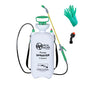 REALWORK 3-Gallon Handheld Tank Sprayer with Carry Handle and Shoulder Strap for Pests & Weeds, Watering Garden, and Spraying Plants, in Translucent White - size: 3 gallon