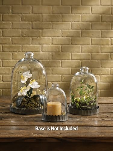 Park Designs Glass Bell Cloche 12", Clear - size: 12"H x 9"Dia