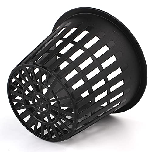 Plastic Net Cups Pots for 3 Inch Holes for Hydroponics, 15 Pack