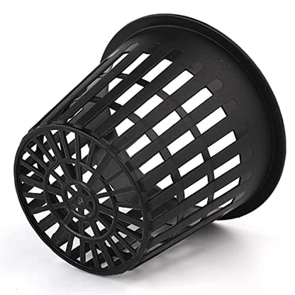 Plastic Net Cups Pots for 3 Inch Holes for Hydroponics, 15 Pack