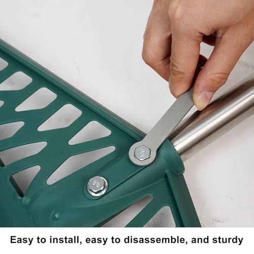 YEELOR Artificial Turf Rake with Long Handle for Cleaning & Fluffing Lawns