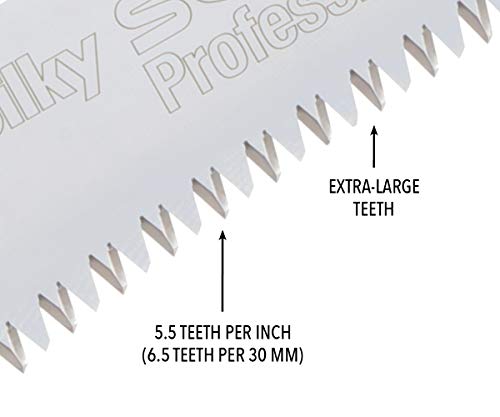 Silky Professional Series SUGOI Curved Hand Saw 420mm XL Teeth (390-42) - size: 420mm (16.5 inch) Saw