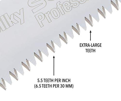 Silky Professional Series SUGOI Curved Hand Saw 420mm XL Teeth (390-42) - size: 420mm (16.5 inch) Saw