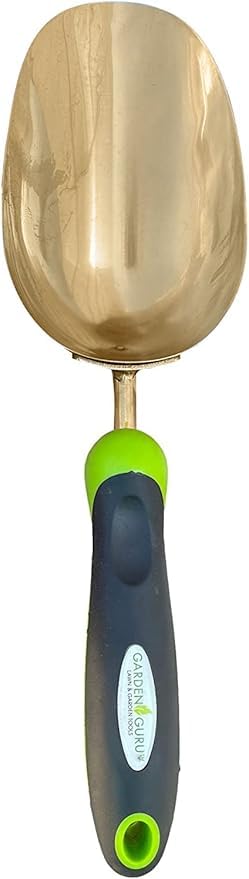 Garden Guru Super Strong Titanium Garden Scoop Trowel Shovel Transplanter - Rust Resistant - Ergonomic Handle - Perfect Hand Shovel for Gardening Transplanting and Digging (2 Pack) - size: 2 Pack, style: Titanium