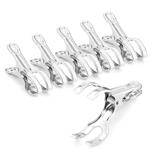 24 Pack Large Garden Clips for Netting, Clamps with 2''Jaw Opening