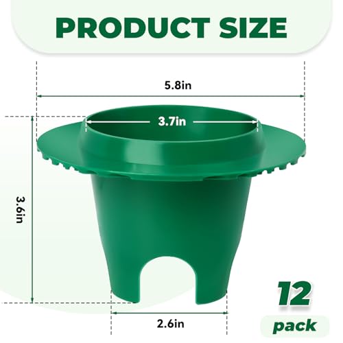 12-Pack Sprinkler Head Protectors, for 1.5"-2.5" Lawn Sprinkler Head