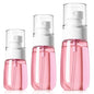 3 Pack Continuous Spray Bottle Atomizing Mister for Hair,Plants,Cleaning,Travel Fine Mist Water Spray Bottles for Styling,Refillable Empty Spray Bottles,Translucent Pink(30ml+60ml+100ml) - color: I