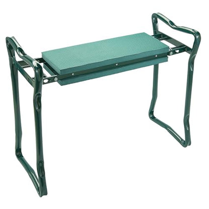 Collections Etc Garden Kneeler and Seat, Green