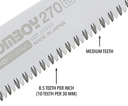 Silky GomBoy Professional Folding Saw 270mm Medium Teeth (121-27)