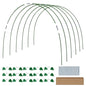 Garden Hoops for Raised Beds - Rust-Free Fiberglass Garden Hoops Support