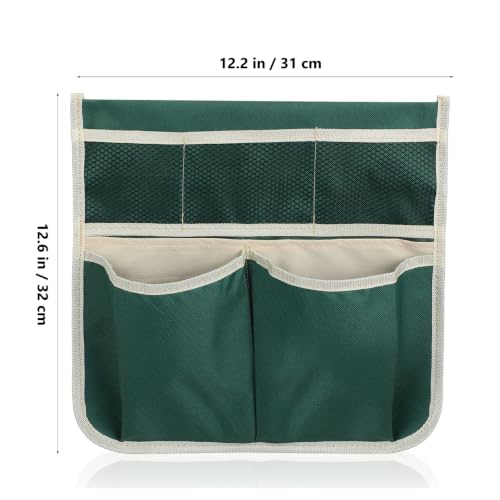 Sewroro Garden Kneeler Bag Large Multi-Purpose Oxford Cloth Tool Pouch for Storage and Carrying Gardening Tools with Ample Space