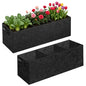 2-Pack Fabric Raised Planter Beds, 22 Gallon, 3x1x1 Ft