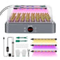 BlumWay 40-Cell Seed Starter Tray with Grow Light, Temperature Display