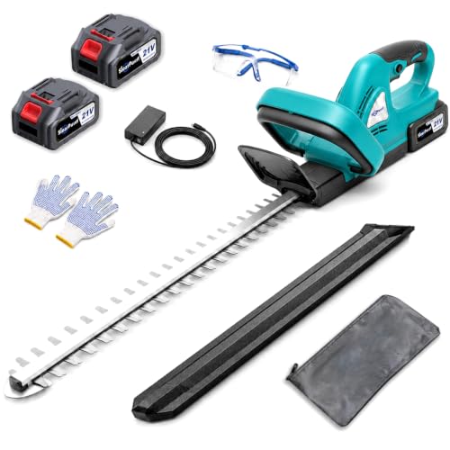 21V Cordless Hedge Trimmer 22" - color: BLUE