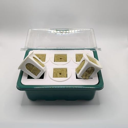 Grow Cubes for Hydroponic System/Grow Cubes Compatible with Gardyn (Seed Starter Nursery + w/Rockwool) - style: Seed Starter Nursery + w/Rockwool