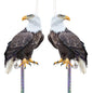 Plastic Hawk to Scare Pigeon Away from Porch, 2PCS Fake Hawk - color: Black Hawk 2pcs
