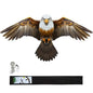eyijklzo Bird Scarer Hawk Flying Kite Without 13ft Pole-Only Brown Kite - style: Brown-Only kite